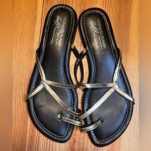 Donald J. Pliner metallic sandals